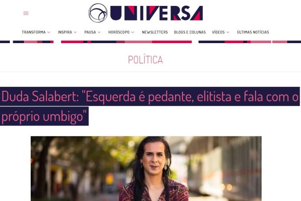 Portal Universa (UOL) cita pesquisa realizada pela Paraná Pesquisas