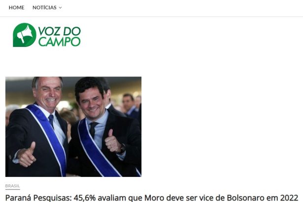 Voz do Campo divulga pesquisa realizada pela Paraná Pesquisas