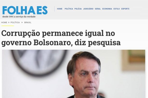 Folha ES divulga pesquisa realizada pela Paraná Pesquisas
