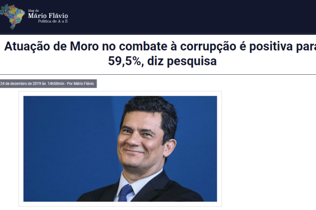 Blog do Mário Flávio divulga pesquisa realizada pela Paraná Pesquisas
