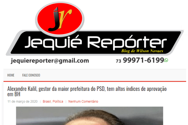 Jequié Repórter divulga pesquisa realizado pela Paraná Pesquisas