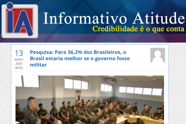 Portal Informativo Atitude divulga pesquisa realizado pela Paraná Pesquisas