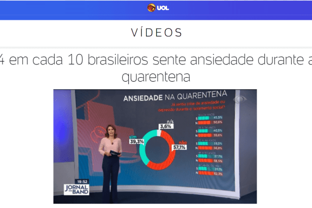 Site UOL divulga pesquisa nacional realizado pela Paraná Pesquisas