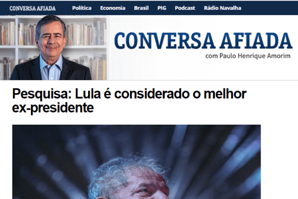 Conversa afiada divulga pesquisa realizado pela Paraná Pesquisas