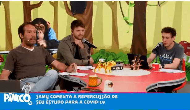Programa Pânico da Rádio Jovem Pan cita pesquisa realizado pela Paraná Pesquisas