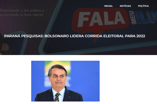 Fala Meu Ilustre divulga pesquisa nacional realizado pela Paraná Pesquisas