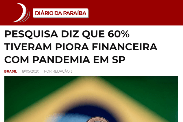 Diário da Paraíba divulga pesquisa realizado pela Paraná Pesquisas