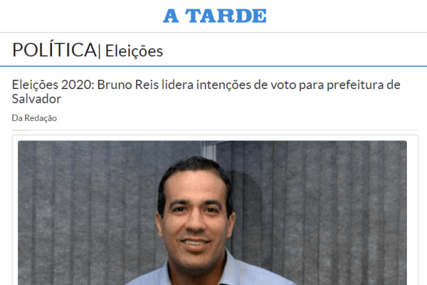 Jornal A Tarde divulga pesquisa realizado pela Paraná Pesquisas