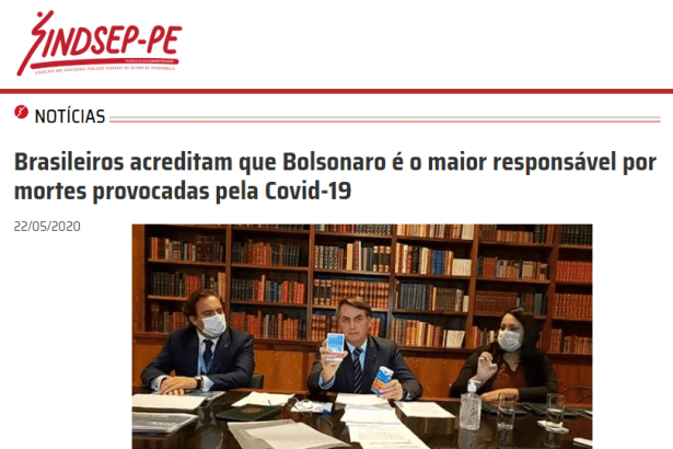 Sindsep-PE divulga pesquisa realizado pela Paraná Pesquisas