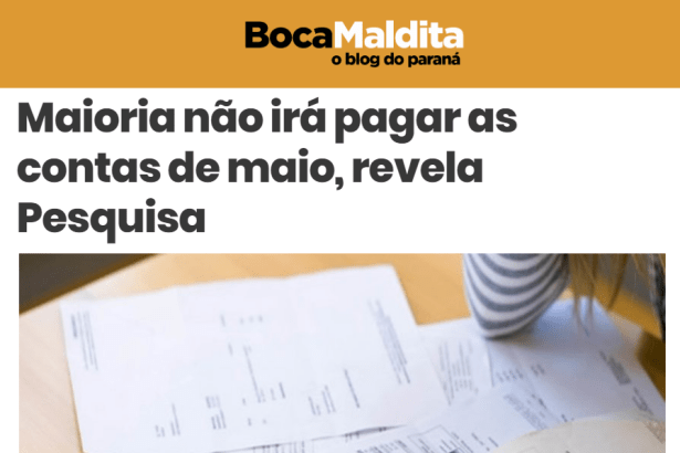 Blog Boca Maldita divulga pesquisa realizado pela Paraná Pesquisas