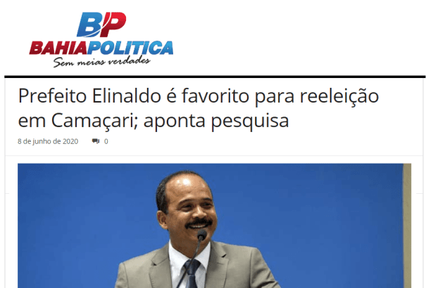 Bahia Política divulga pesquisa realizado pela Paraná Pesquisas