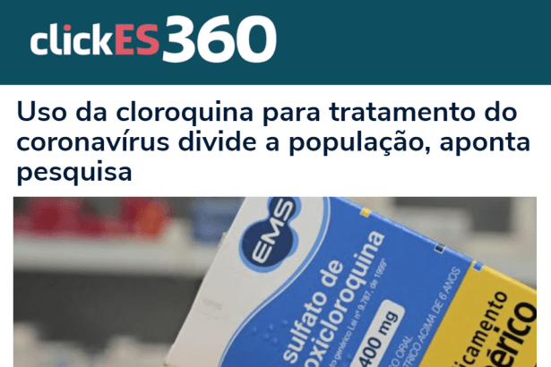ClickES 360 divulga pesquisa nacional realizado pela Paraná Pesquisas