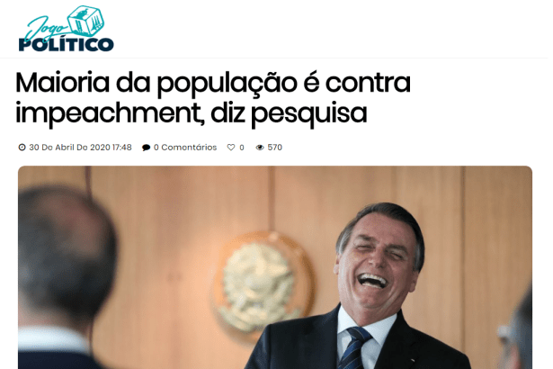 Jogo Político divulga pesquisa realizado pela Paraná Pesquisas