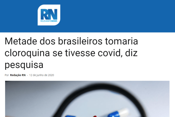 Relevante News divulga pesquisa realizado pela Paraná Pesquisas