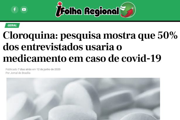 IFolha Regional divulga pesquisa realizado pela Paraná Pesquisas