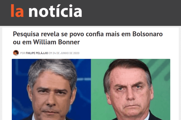 La Notícia divulga pesquisa realizado pela Paraná Pesquisas