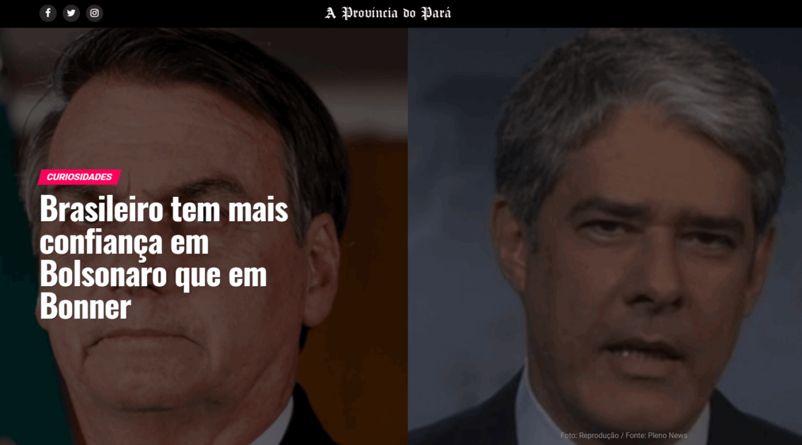 A Província do Pará divulga pesquisa realizado pela Paraná Pesquisas 1 A Província do Pará divulga pesquisa realizado pela Paraná Pesquisas