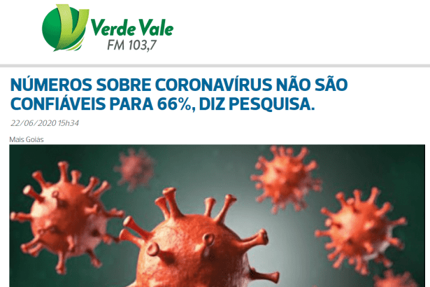 Verde Vale FM 103,7 divulga pesquisa realizado pela Paraná Pesquisas