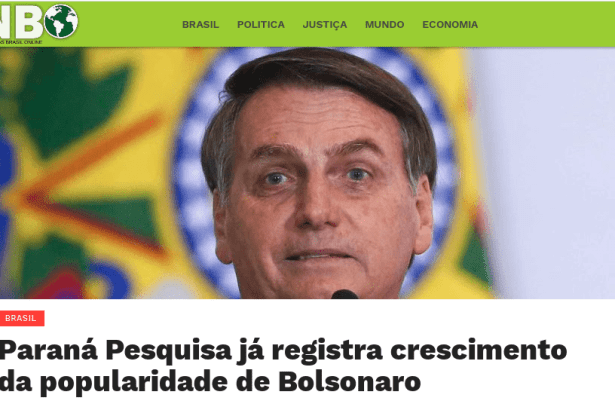 Notícia Brasil Online cita entrevista com Diretor do Instituto Paraná Pesquisas