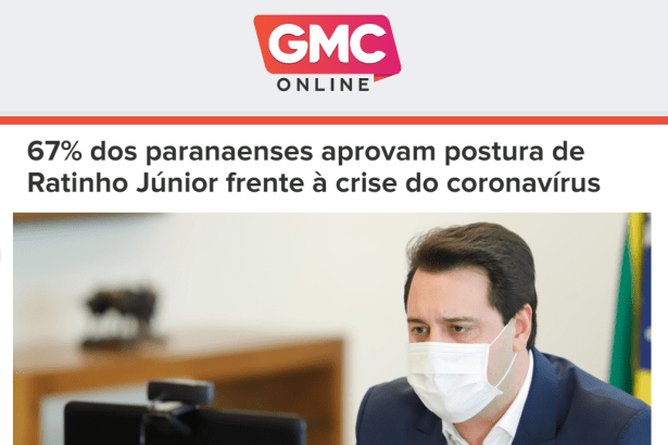 Portal GMC Online divulga pesquisa realizado pela Paraná Pesquisas
