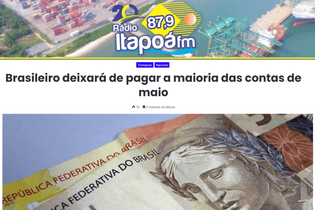 Rádio Itapoá FM divulga pesquisa realizado pela Paraná Pesquisas