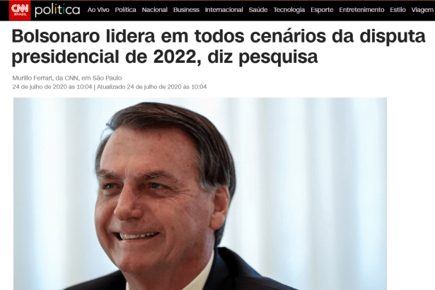 CNN Brasil divulga pesquisa nacional realizado pela Paraná Pesquisas