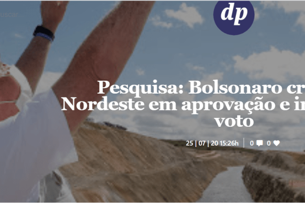 Diário Piauí divulga pesquisa nacional realizado pela Paraná Pesquisas