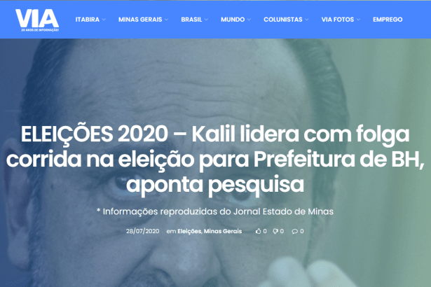 Via Comercial divulga pesquisa realizado pela Paraná Pesquisas