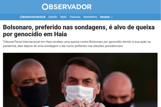 Observador cita o Instituto Paraná Pesquisas