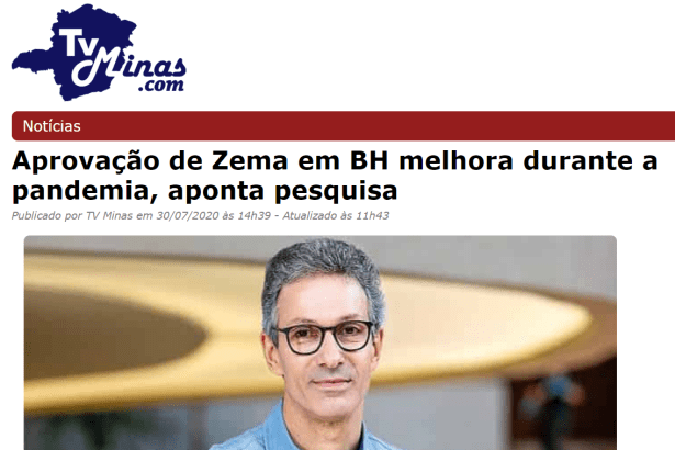 TV Minas.com divulga pesquisa realizado pela Paraná Pesquisas