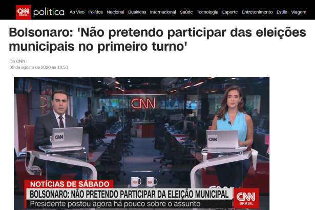 CNN Brasil cita matéria do Paraná Pesquisas