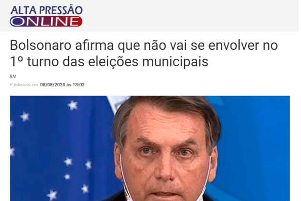 Alta Pressão Online cita matéria do Paraná Pesquisas
