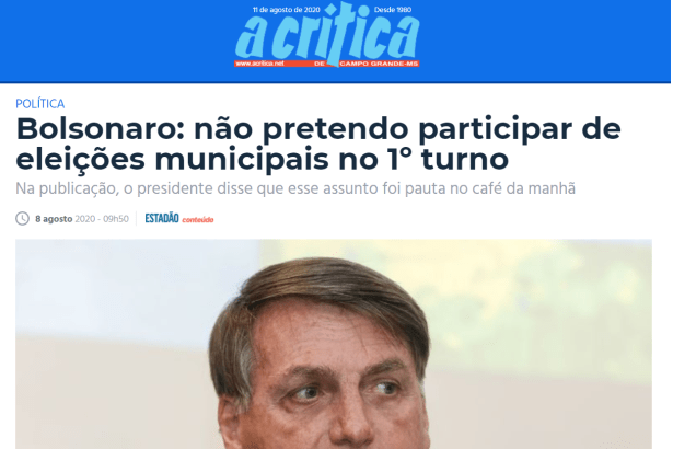 Portal A Crítica cita matéria do Paraná Pesquisas