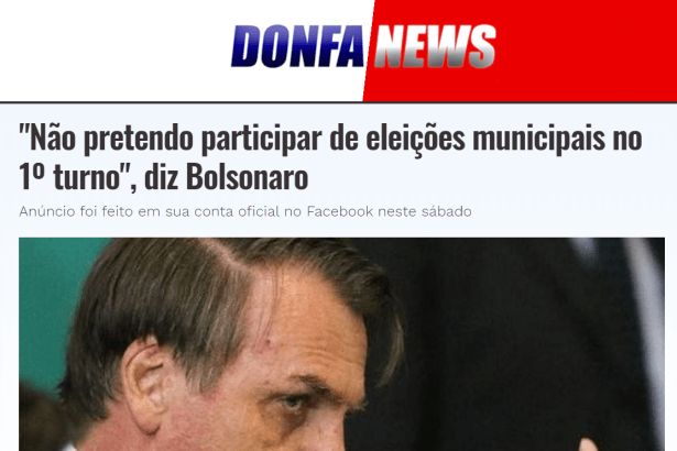Portal Donfa News cita matéria do Paraná Pesquisas