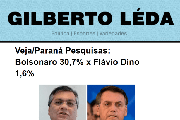 Gilberto Léda divulga pesquisa realizado pela Paraná Pesquisas