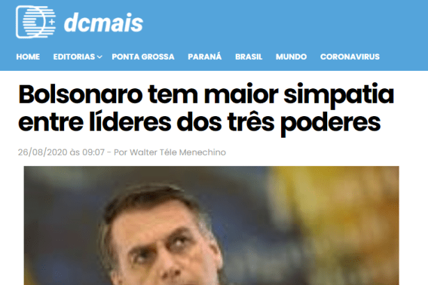 Portal DCMais divulga pesquisa realizado pela Paraná Pesquisas