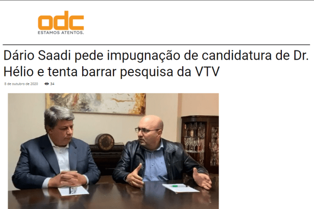 Portal Olhar da Cidade cita pesquisa realizado pela Paraná Pesquisas