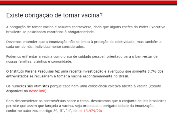 Jornal Contabil divulga pesquisa realizado pela Paraná Pesquisas