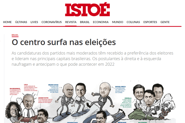ISTOÉ cita entrevista realizado com o Diretor do Instituto Paraná Pesquisas