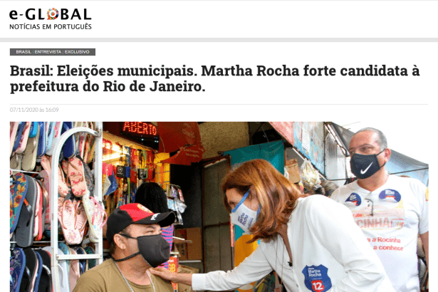 Portal e-Global Notícias cita pesquisa realizado pela Paraná Pesquisas