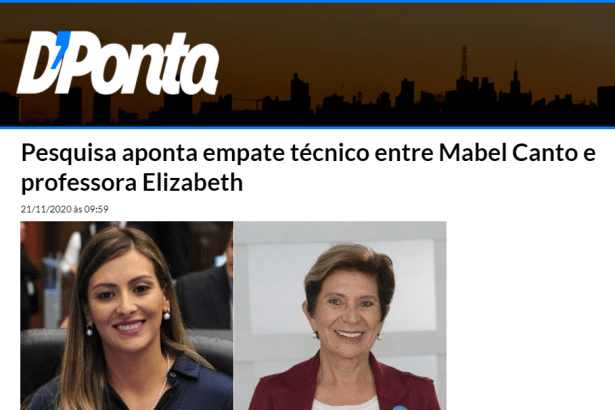 D'Ponta News divulga pesquisa realizado pela Paraná Pesquisas