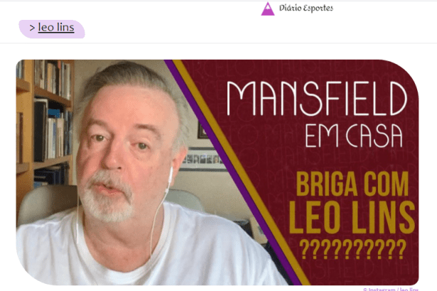 Diário Esportes - Leo Lins cita pesquisa realizado pela Paraná Pesquisas