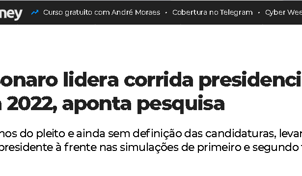 InfoMoney divulga pesquisa nacional realizada pela Paraná Pesquisas