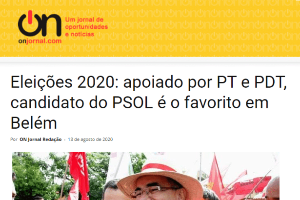 OnJornal.com divulga pesquisa realizado pela Paraná Pesquisas