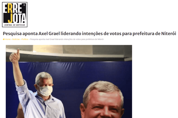 Erre Jota Notícias divulga pesquisa realizado pela Paraná Pesquisas