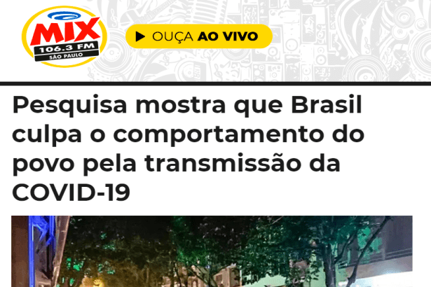 Rádio Mix FM divulga pesquisa nacional realizado pela Paraná Pesquisas
