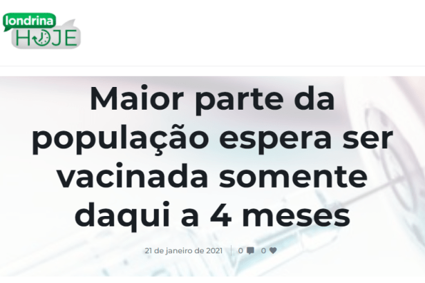 Londrina Hoje divulga pesquisa nacional realizado pela Paraná Pesquisas