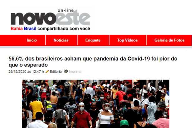Novoeste on-line divulga pesquisa realizado pela Paraná Pesquisas
