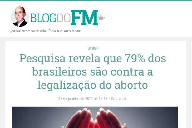 Blog do Flavio Marinho divulga pesquisa nacional realizado pela Paraná Pesquisas