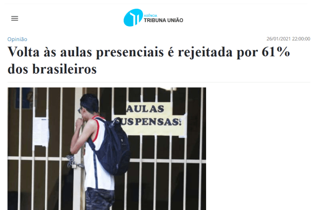 Agência Tribuna União divulga pesquisa nacional realizado pela Paraná Pesquisas